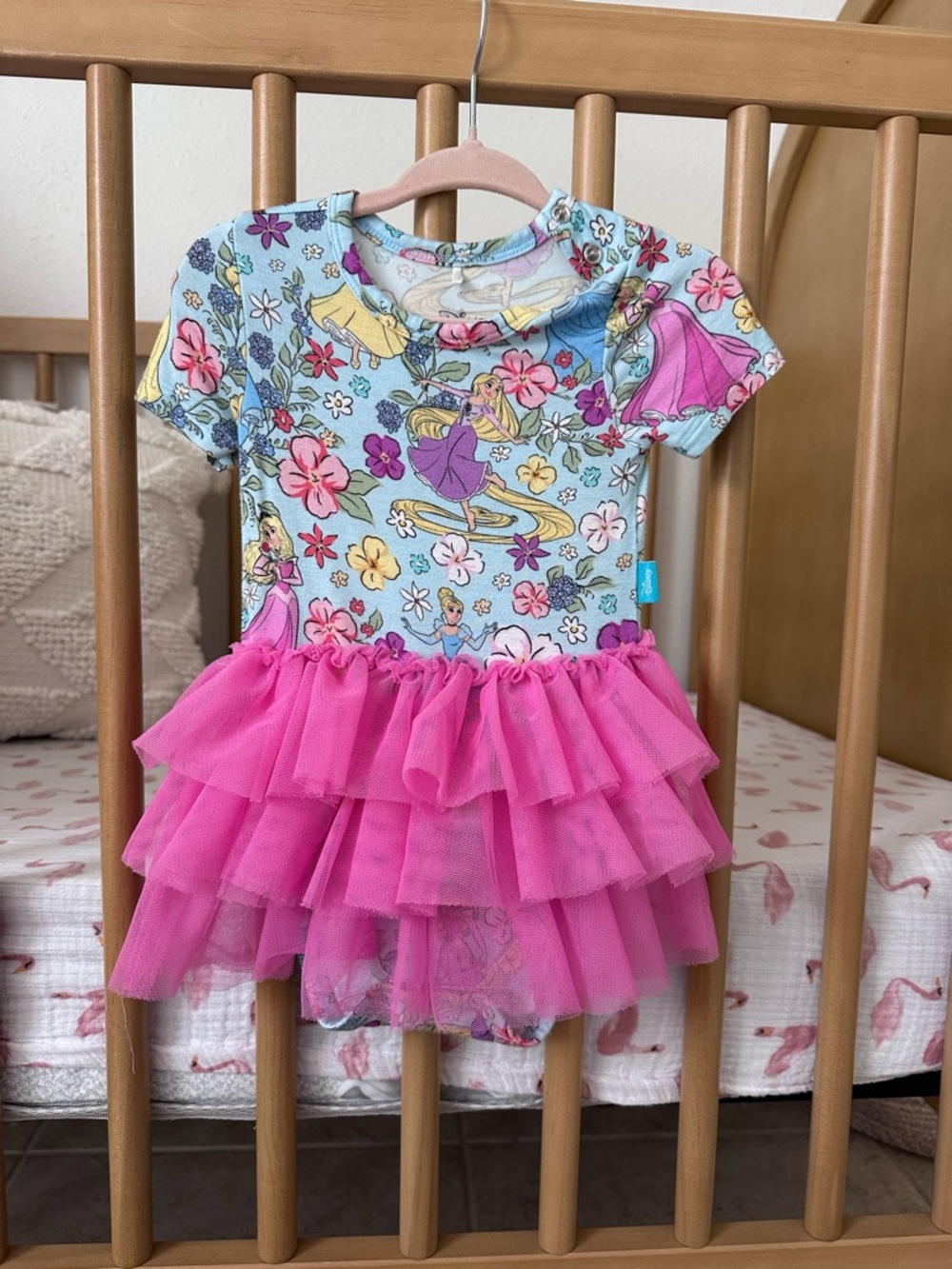 Posh Peanut Disney Princess Tulle Bodysuit Dress